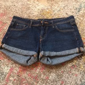 Denim shorts